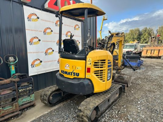 Komatsu PC26MR-3 à 19900€ HT - حفارة مصغرة: صور 3 Komatsu PC26MR-3 à 19900€ HT - حفارة مصغرة: صور 3