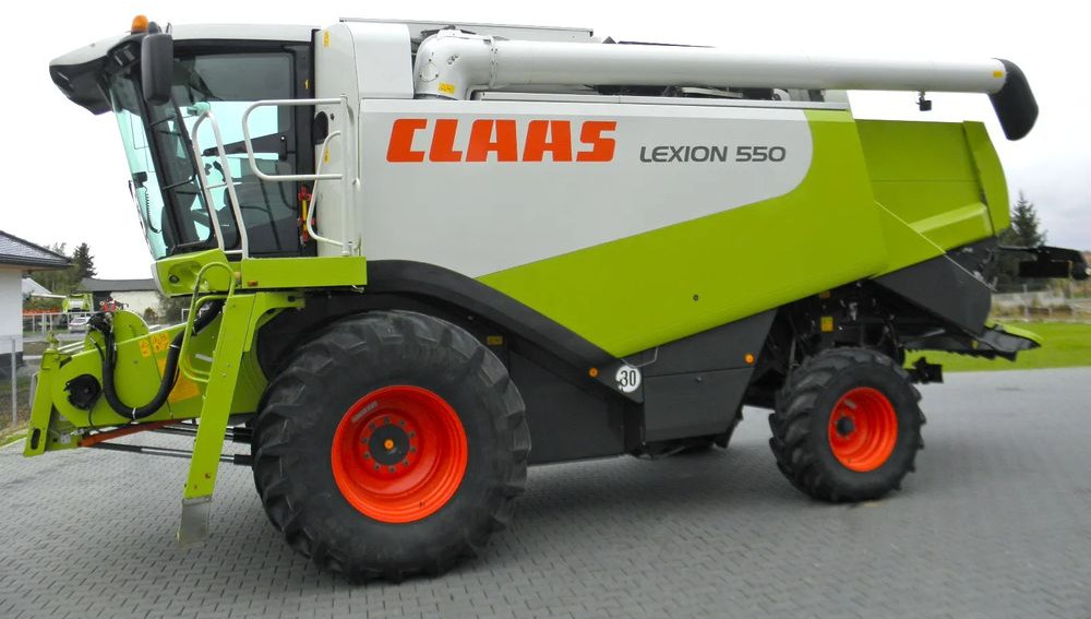 Claas Lexion 550 2005 Rok, heder V750, Najbogatsza Wersja, Nie Malowany, Stan Idealny - حصادة شاملة: صور 4 Claas Lexion 550 2005 Rok, heder V750, Najbogatsza Wersja, Nie Malowany, Stan Idealny - حصادة شاملة: صور 4