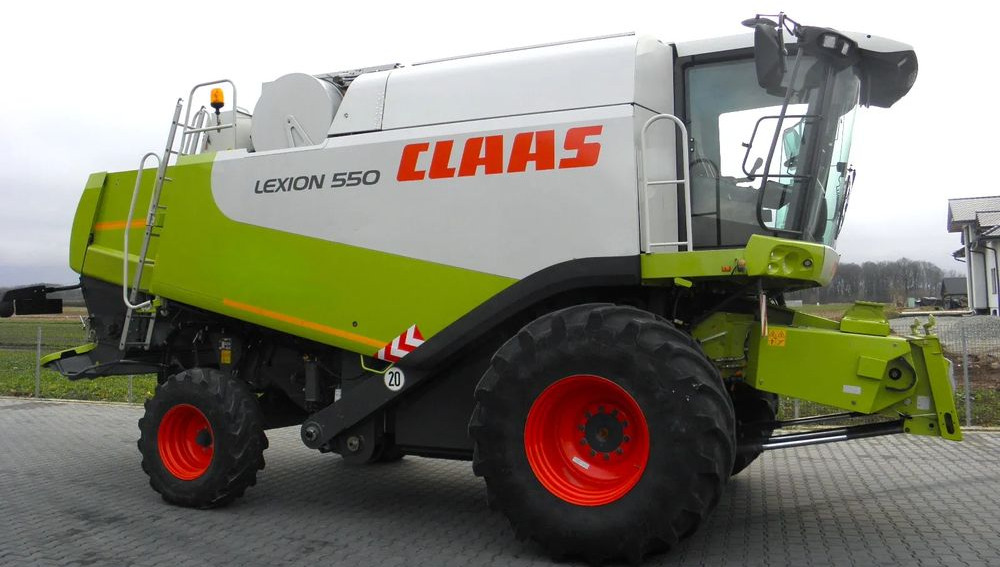 Claas Lexion 550 heder 7,5 Vario, Najbogatsza Wersja, Nie Malowany, Stan Bardzo Dobry - حصادة شاملة: صور 4 Claas Lexion 550 heder 7,5 Vario, Najbogatsza Wersja, Nie Malowany, Stan Bardzo Dobry - حصادة شاملة: صور 4
