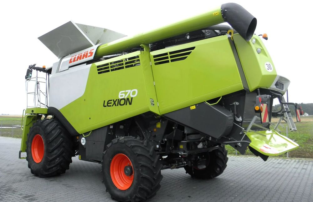 حصادة شاملة Claas Lexion 670 2019 Rok, Heder V 770, Najbogatsza Wersja, Nie Malowany, Stan Idealny: صور 10 حصادة شاملة Claas Lexion 670 2019 Rok, Heder V 770, Najbogatsza Wersja, Nie Malowany, Stan Idealny: صور 10