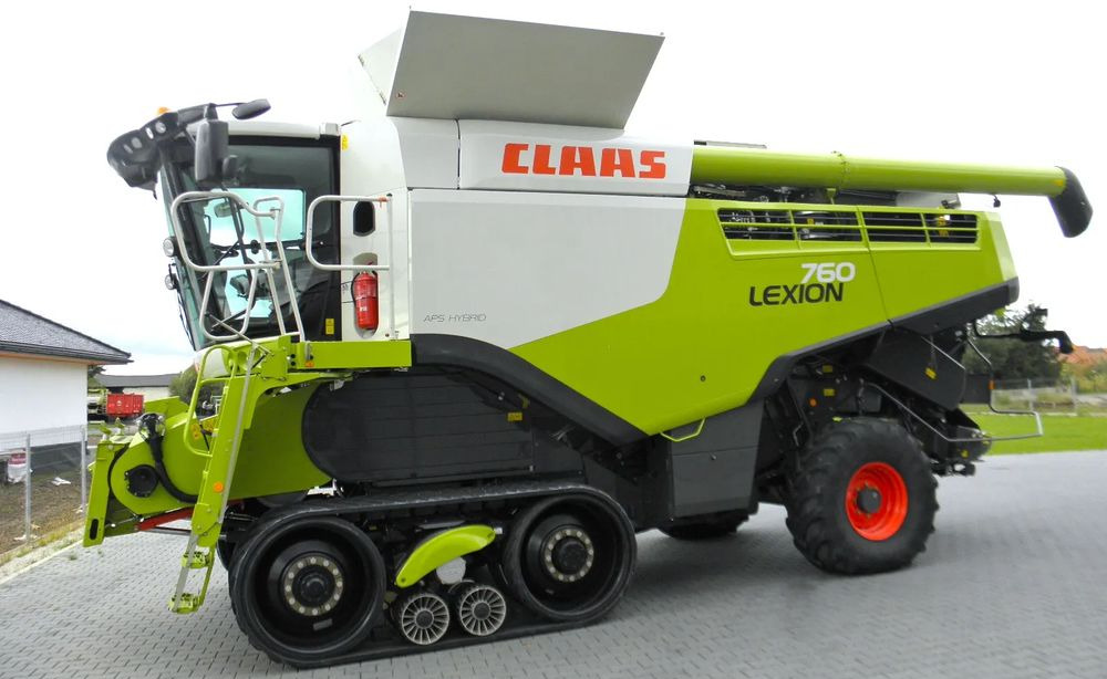 Claas Lexion 760 Terra Trac 2015 Rok, 1900 motgodzin, Heder V 930 2019 Rok, Najbogatsza Wersja, Nie Malowany, Stan Idealny - حصادة شاملة: صور 4 Claas Lexion 760 Terra Trac 2015 Rok, 1900 motgodzin, Heder V 930 2019 Rok, Najbogatsza Wersja, Nie Malowany, Stan Idealny - حصادة شاملة: صور 4