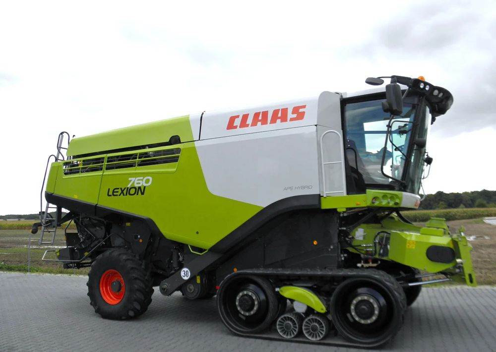 Claas Lexion 760 Terra Trac 2015 Rok, 1900 motgodzin, Heder V 930 2019 Rok, Najbogatsza Wersja, Nie Malowany, Stan Idealny - حصادة شاملة: صور 3 Claas Lexion 760 Terra Trac 2015 Rok, 1900 motgodzin, Heder V 930 2019 Rok, Najbogatsza Wersja, Nie Malowany, Stan Idealny - حصادة شاملة: صور 3