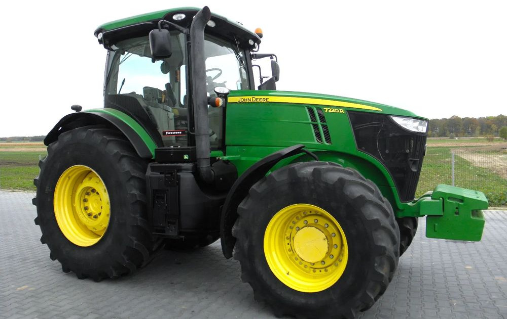 جرار John Deere 7230 R 2012 Rok Nie Malowany, Skrzynia POWERQUAD, Stan Bardzo Dobry: صور 6