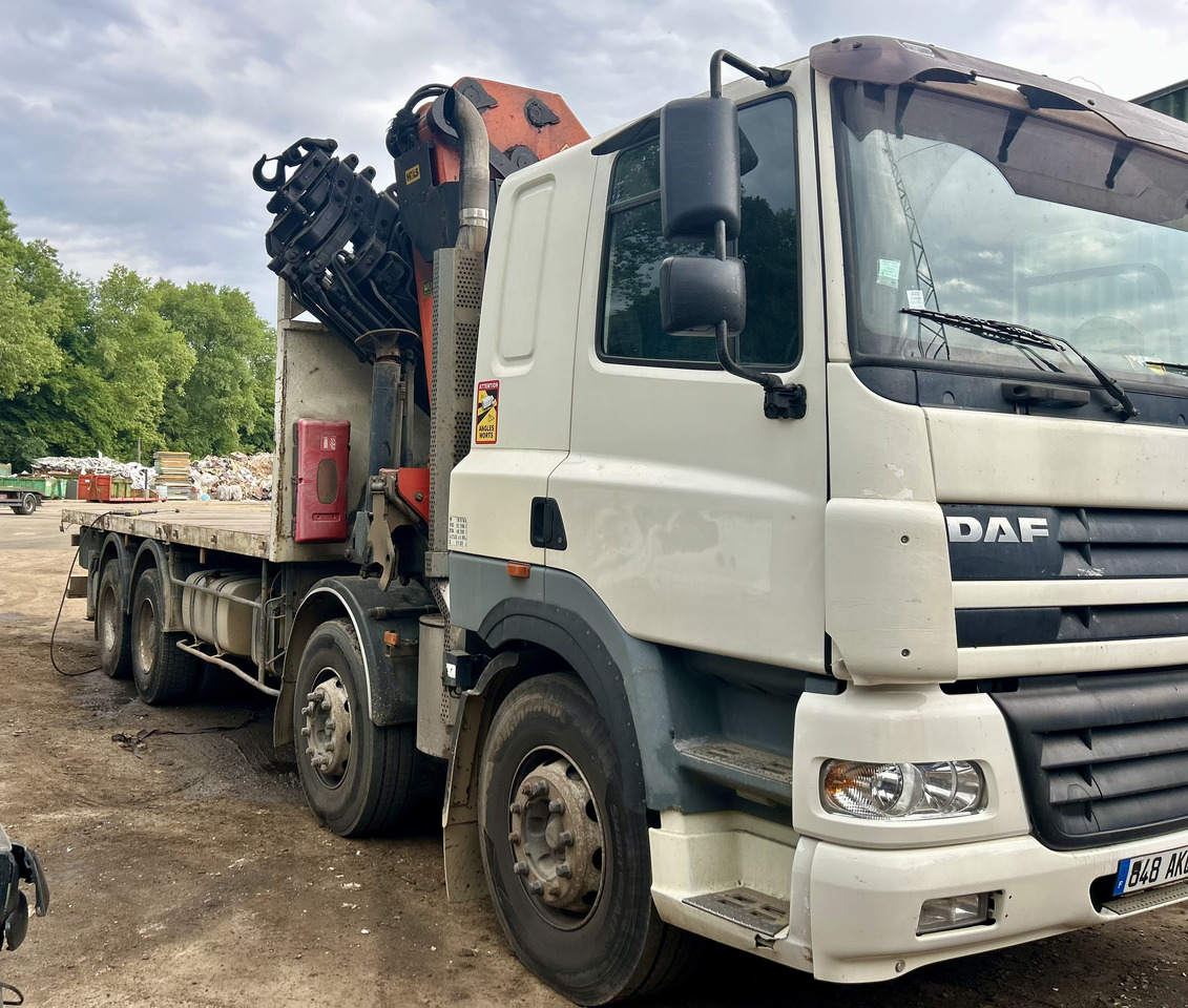 DAF Cf85 380 8x4 plateau grue Palfinger pk44002 - شاحنات مسطحة, شاحنة كرين: صور 2 DAF Cf85 380 8x4 plateau grue Palfinger pk44002 - شاحنات مسطحة, شاحنة كرين: صور 2