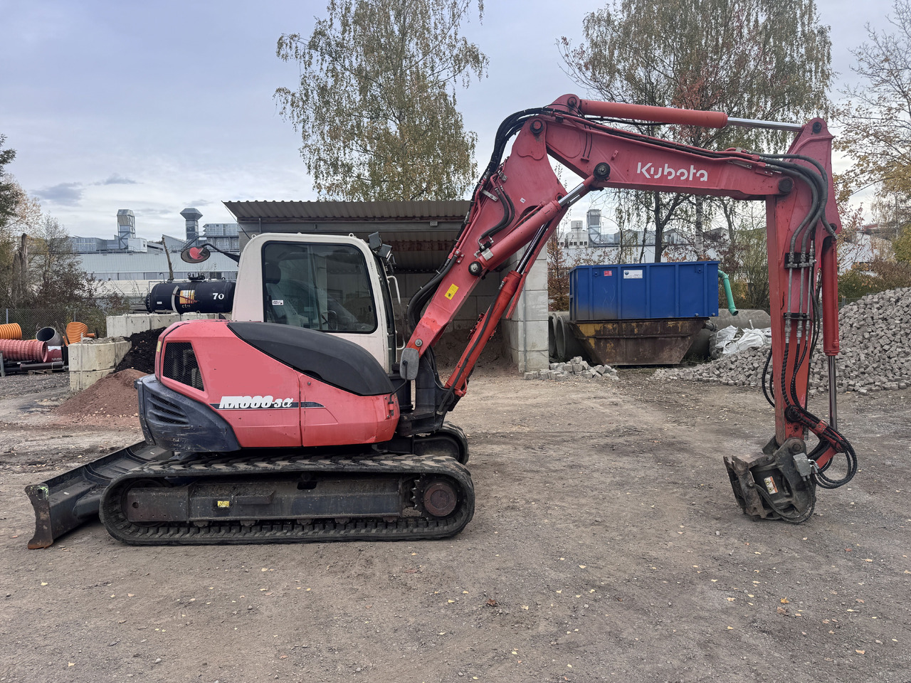 KUBOTA KX 080-3a - حفارة مصغرة: صور 4 KUBOTA KX 080-3a - حفارة مصغرة: صور 4