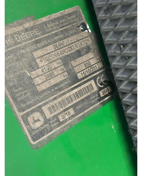 JOHN DEERE 864 MAXICUT - مكبس القش الدائري: صور 2 JOHN DEERE 864 MAXICUT - مكبس القش الدائري: صور 2