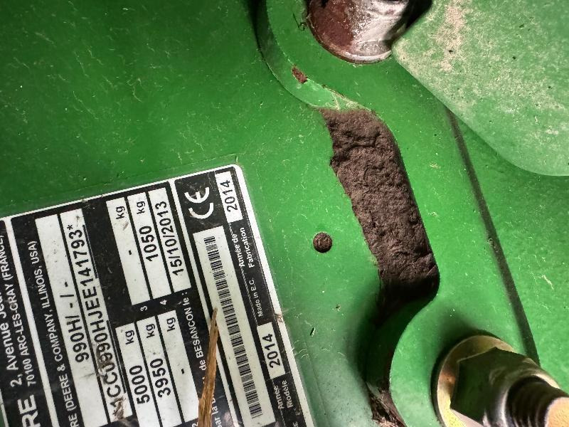 JOHN DEERE 990 HC - مكبس القش الدائري: صور 2 JOHN DEERE 990 HC - مكبس القش الدائري: صور 2