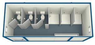 Sanitary container 6 meters - البيت الحاوية: صور 1 Sanitary container 6 meters - البيت الحاوية: صور 1