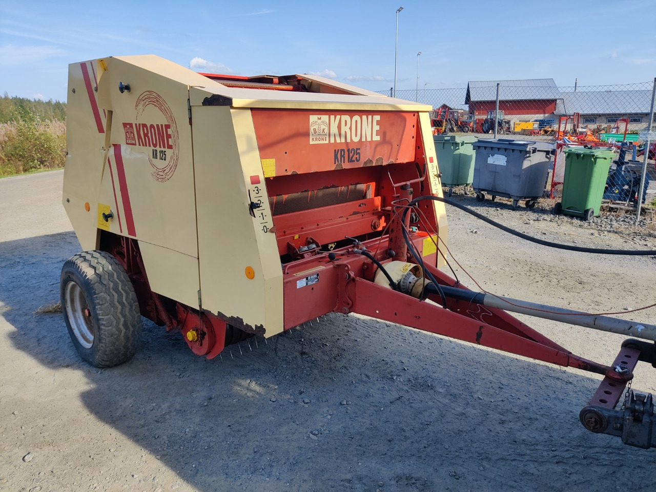 KRONE KR 125 - مكبس القش الدائري: صور 1 KRONE KR 125 - مكبس القش الدائري: صور 1