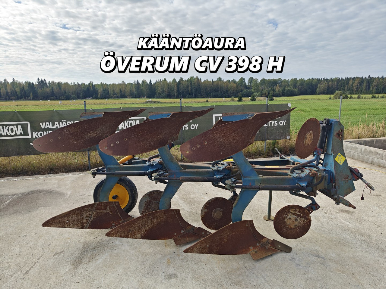 ÖVERUM CV398H 3-siipinen paluuaura - محراث: صور 1 ÖVERUM CV398H 3-siipinen paluuaura - محراث: صور 1