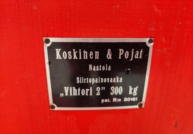 Vihtori 2 siirtopainovaaka - الات ومعدات معاملات مابعد الحصاد: صور 3 Vihtori 2 siirtopainovaaka - الات ومعدات معاملات مابعد الحصاد: صور 3