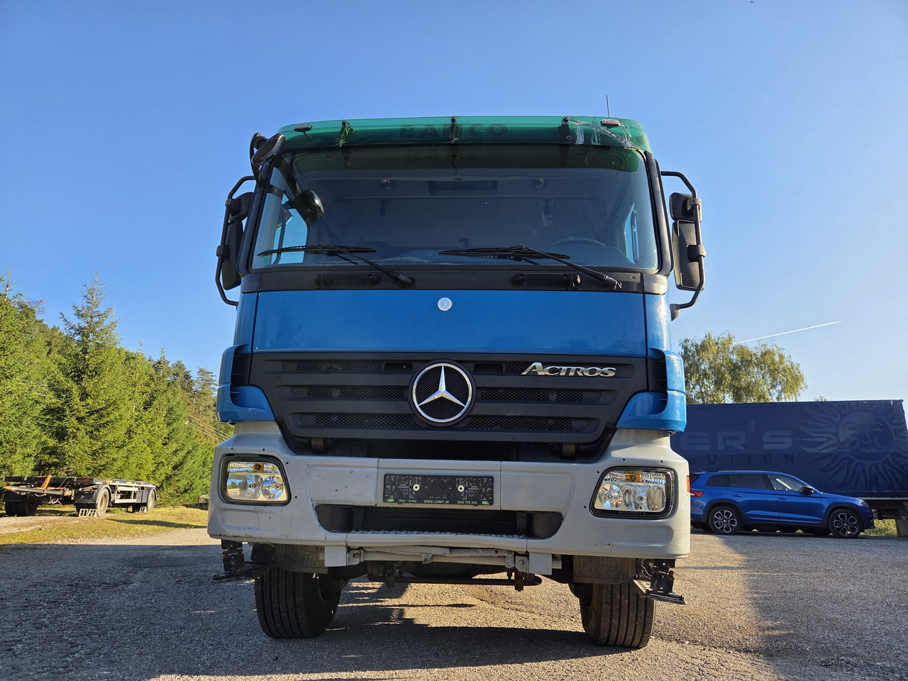 MERCEDES-BENZ ACTROS 3341 6x6 + CRANE PM 30 Radio Control - شاحنات مسطحة, شاحنة كرين: صور 2 MERCEDES-BENZ ACTROS 3341 6x6 + CRANE PM 30 Radio Control - شاحنات مسطحة, شاحنة كرين: صور 2
