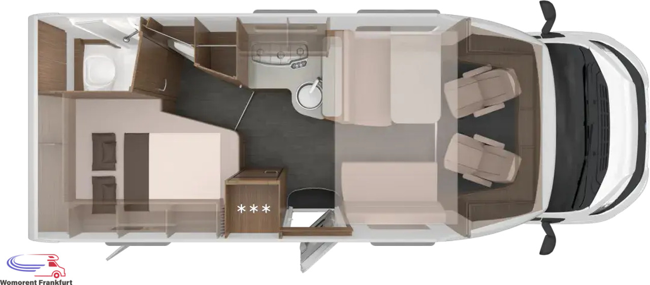 Wohnmobil Knaus L!VE WAVE 650 MF - موتر هوم شبه متكامل: صور 3 Wohnmobil Knaus L!VE WAVE 650 MF - موتر هوم شبه متكامل: صور 3