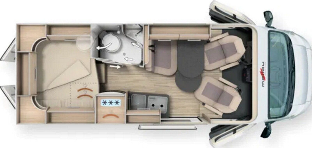 Malibu Van comfort 600 DB Automatik Mod. 2025 - كرفان فان: صور 2 Malibu Van comfort 600 DB Automatik Mod. 2025 - كرفان فان: صور 2