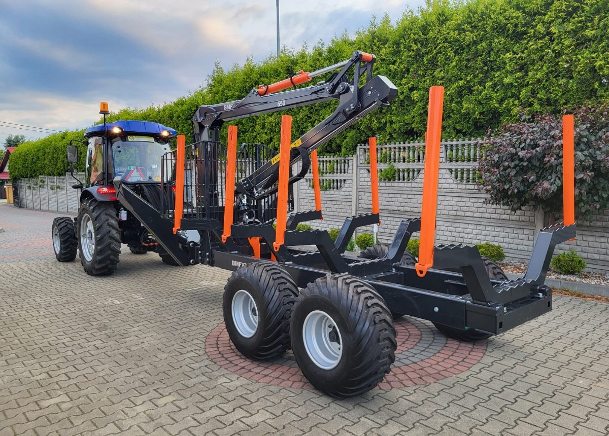 LOVOL Zestaw Traktor LOVOL M755 Przyczepa do drewna BMF 8TPro Stan Nowy Fabryczny - الحصادات: صور 3 LOVOL Zestaw Traktor LOVOL M755 Przyczepa do drewna BMF 8TPro Stan Nowy Fabryczny - الحصادات: صور 3