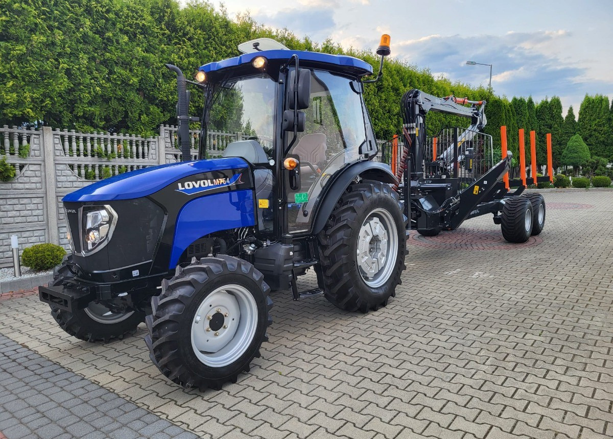 LOVOL Zestaw Traktor LOVOL M755 Przyczepa do drewna BMF 8TPro Stan Nowy Fabryczny - الحصادات: صور 5 LOVOL Zestaw Traktor LOVOL M755 Przyczepa do drewna BMF 8TPro Stan Nowy Fabryczny - الحصادات: صور 5
