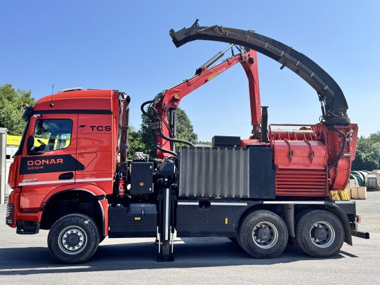 Mercedes-Benz ACTROS 6x4 DONAR 5810K ? Hack-LKW / Mobilhacker | TCS Umwelttechnik - ماكينة تقطيع الأغصان, شاحنة: صور 2 Mercedes-Benz ACTROS 6x4 DONAR 5810K ? Hack-LKW / Mobilhacker | TCS Umwelttechnik - ماكينة تقطيع الأغصان, شاحنة: صور 2