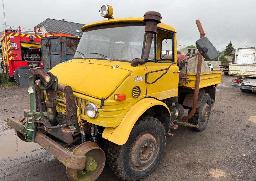 Mercedes-Benz UNIMOG 406B - شاحنات مسطحة: صور 1 Mercedes-Benz UNIMOG 406B - شاحنات مسطحة: صور 1