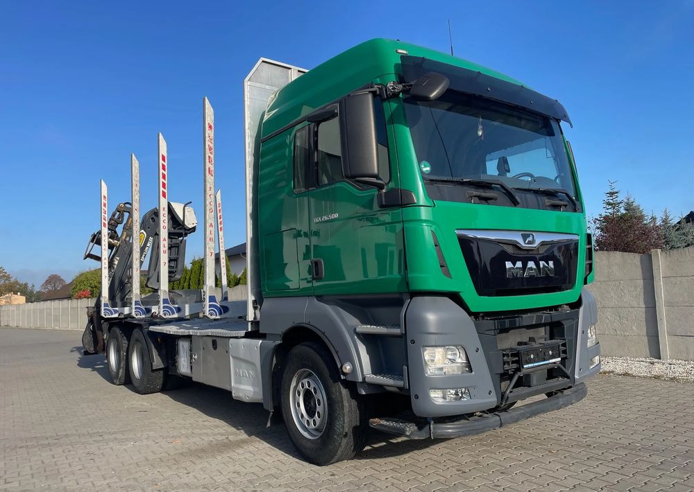 MAN TGX 26.500, 6x4, HDS EPSILOM M12Z, do transportu drewna. - شاحنة قطع الأشجار: صور 3 MAN TGX 26.500, 6x4, HDS EPSILOM M12Z, do transportu drewna. - شاحنة قطع الأشجار: صور 3