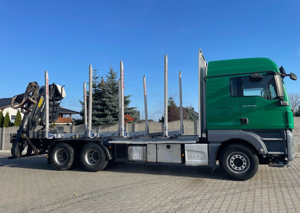 MAN TGX 26.500, 6x4, HDS EPSILOM M12Z, do transportu drewna. - شاحنة قطع الأشجار: صور 4 MAN TGX 26.500, 6x4, HDS EPSILOM M12Z, do transportu drewna. - شاحنة قطع الأشجار: صور 4