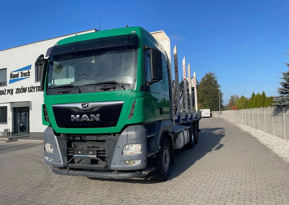 MAN TGX 26.500, 6x4, HDS EPSILOM M12Z, do transportu drewna. - شاحنة قطع الأشجار: صور 1 MAN TGX 26.500, 6x4, HDS EPSILOM M12Z, do transportu drewna. - شاحنة قطع الأشجار: صور 1