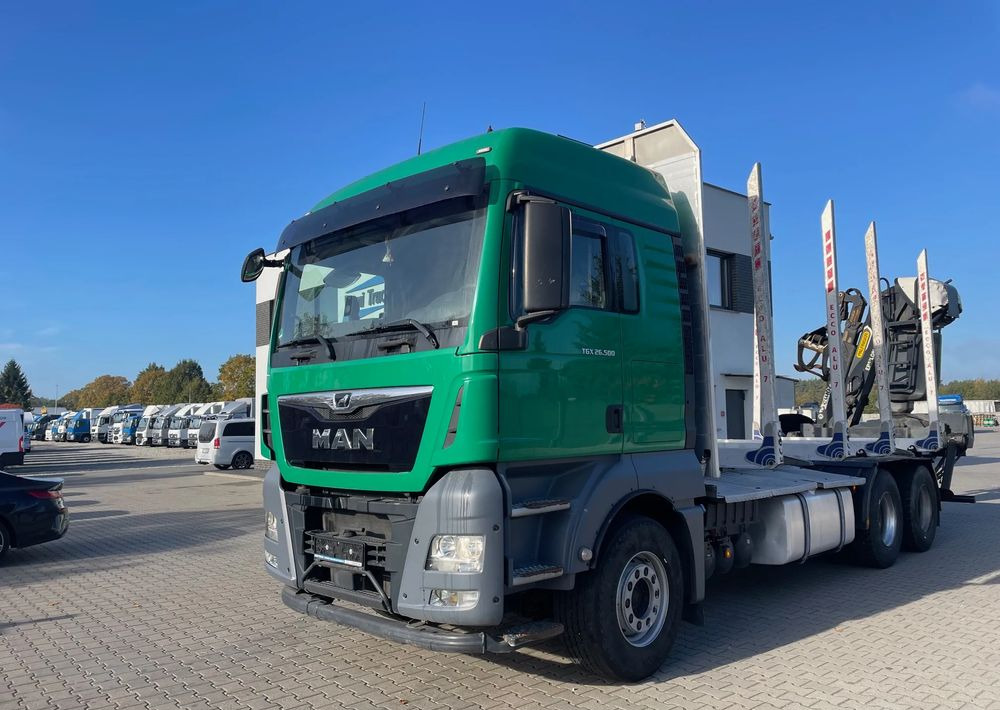 MAN TGX 26.500, 6x4, HDS EPSILOM M12Z, do transportu drewna. - شاحنة قطع الأشجار, شاحنة كرين: صور 2 MAN TGX 26.500, 6x4, HDS EPSILOM M12Z, do transportu drewna. - شاحنة قطع الأشجار, شاحنة كرين: صور 2