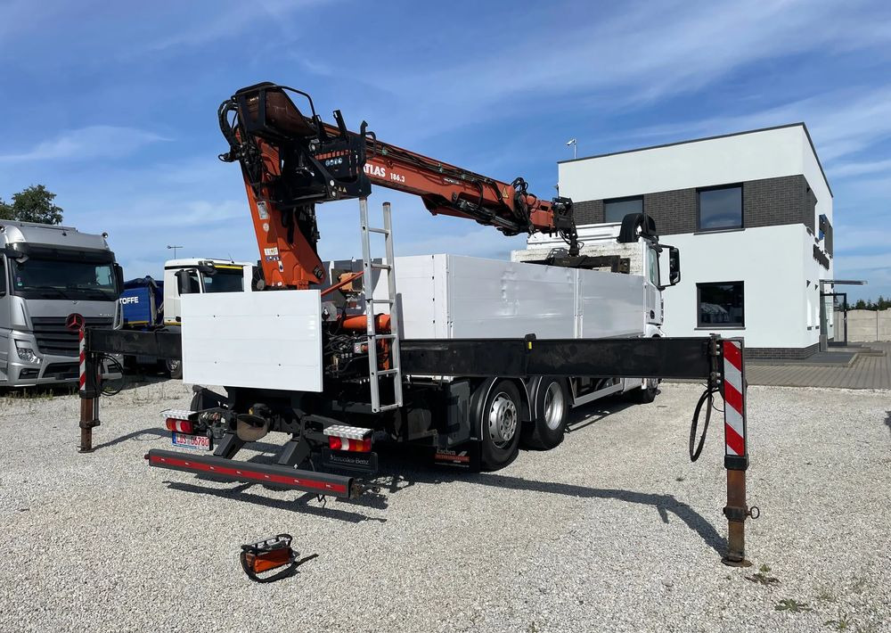 Mercedes-Benz Arocs 2545, HDS ATLAS 186.3 - PILOT - شاحنات مسطحة, شاحنة كرين: صور 5 Mercedes-Benz Arocs 2545, HDS ATLAS 186.3 - PILOT - شاحنات مسطحة, شاحنة كرين: صور 5