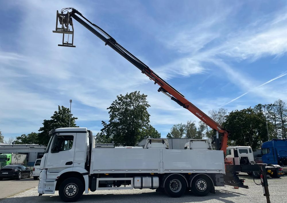 Mercedes-Benz Arocs 2545, HDS ATLAS 186.3 - PILOT - شاحنات مسطحة, شاحنة كرين: صور 3 Mercedes-Benz Arocs 2545, HDS ATLAS 186.3 - PILOT - شاحنات مسطحة, شاحنة كرين: صور 3