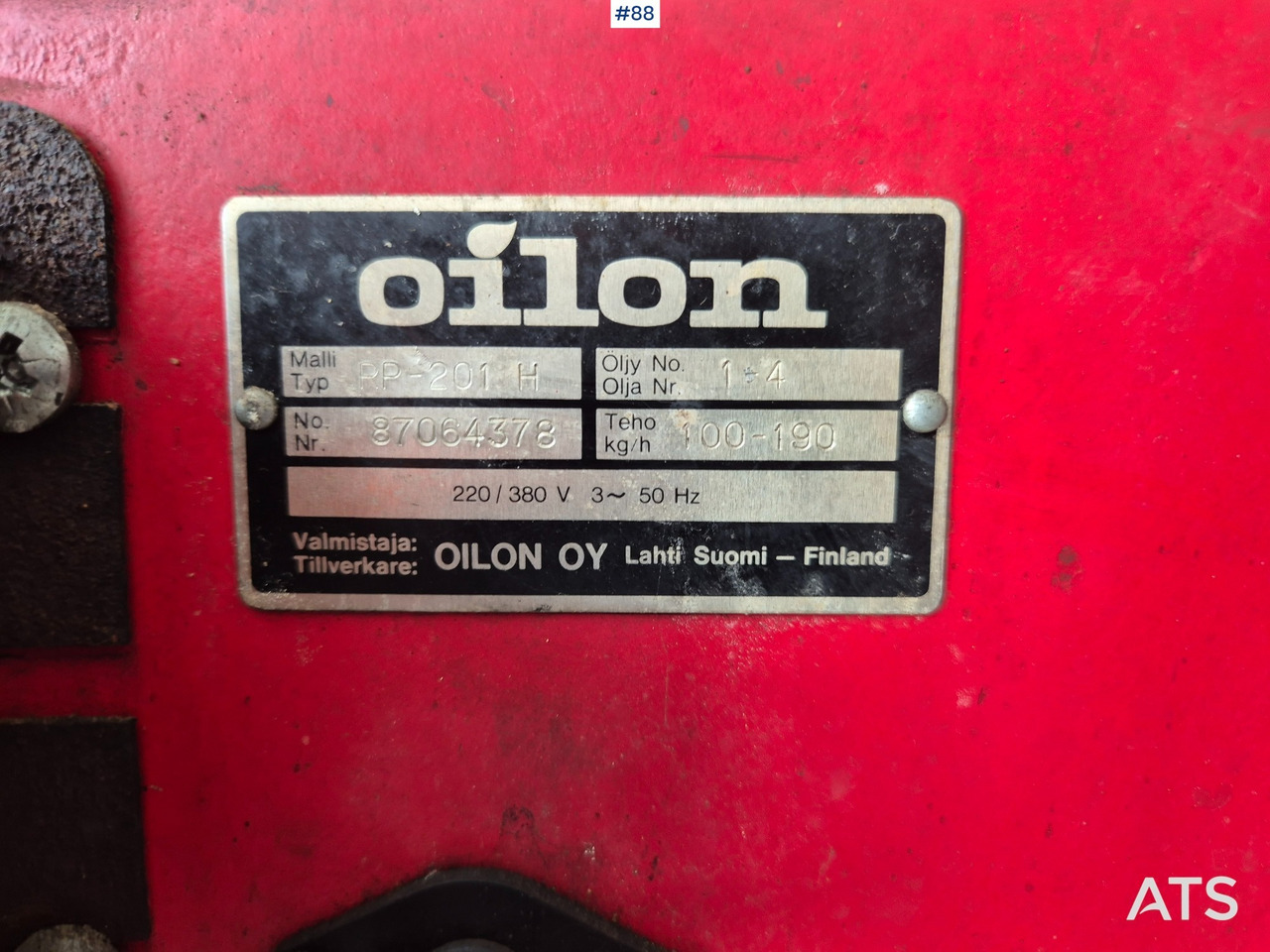 1997 Lämpökontti Oilon RP-201 H - حاوية شحن: صور 4 1997 Lämpökontti Oilon RP-201 H - حاوية شحن: صور 4