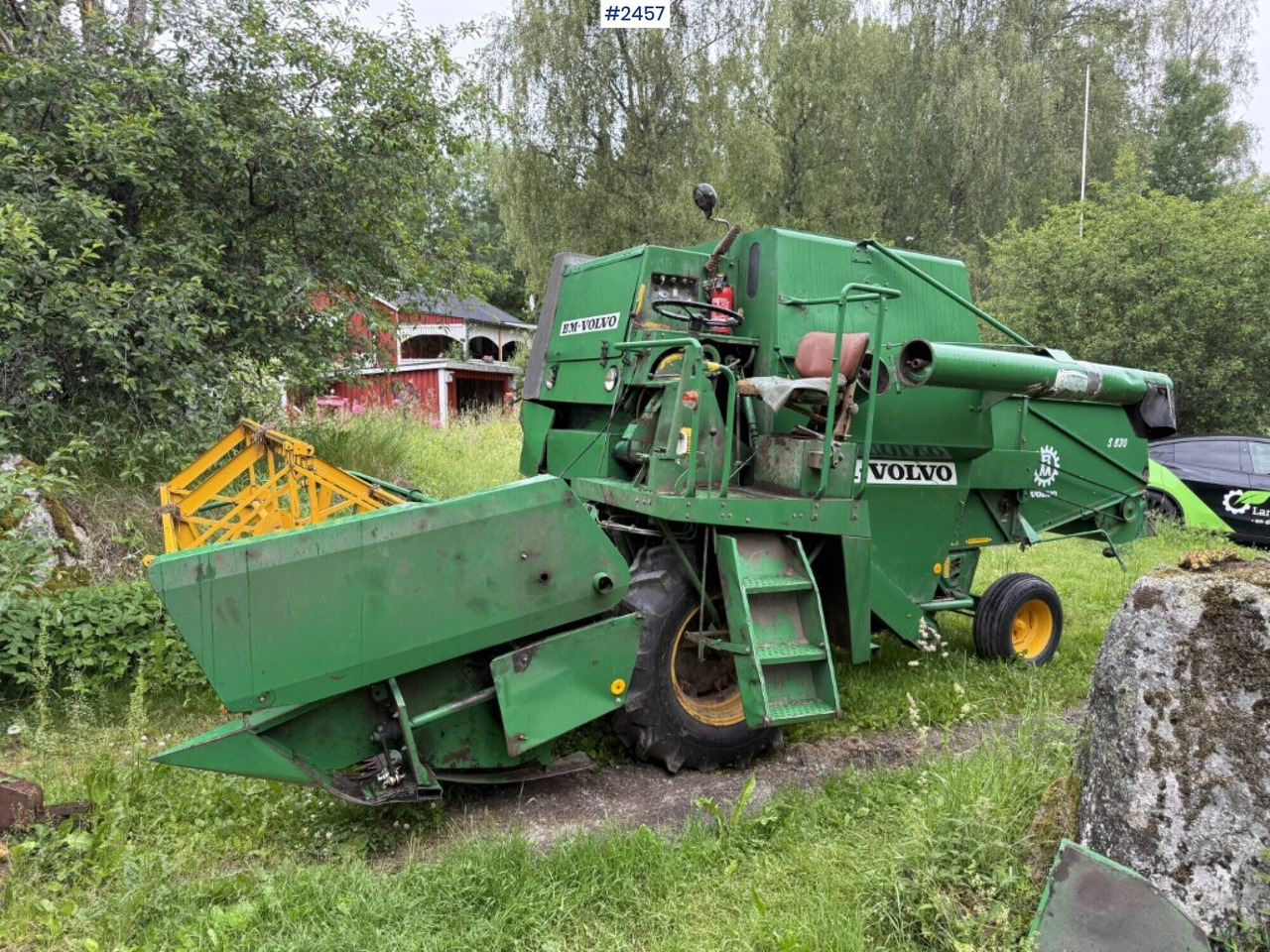 Combine harvester Volvo BM S830 with 2 cutting tables - حصادة شاملة: صور 2 Combine harvester Volvo BM S830 with 2 cutting tables - حصادة شاملة: صور 2
