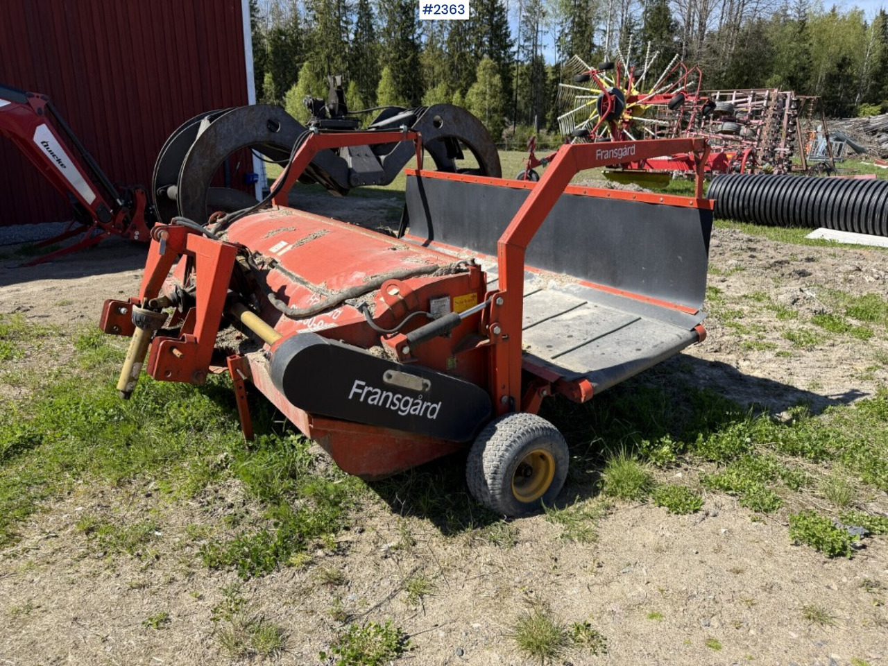 Fransgård SV 250 swath aerator with swath rake - معدات القش: صور 1 Fransgård SV 250 swath aerator with swath rake - معدات القش: صور 1