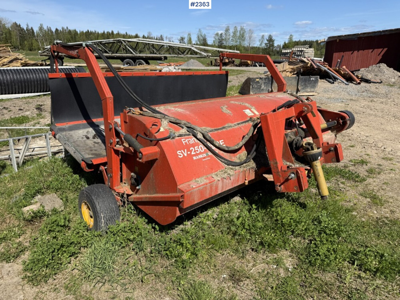 Fransgård SV 250 swath aerator with swath rake - معدات القش: صور 3 Fransgård SV 250 swath aerator with swath rake - معدات القش: صور 3