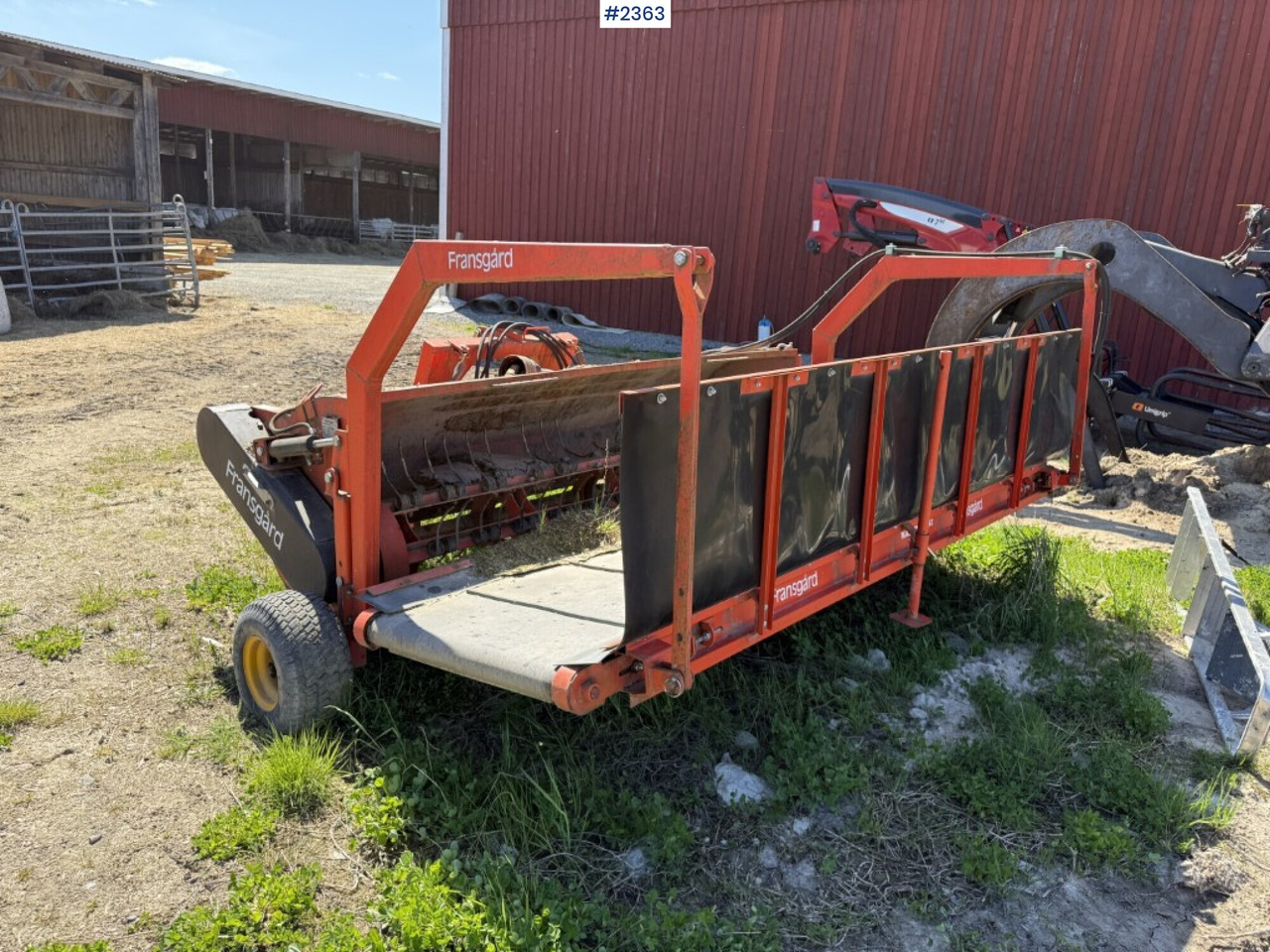 Fransgård SV 250 swath aerator with swath rake - معدات القش: صور 2 Fransgård SV 250 swath aerator with swath rake - معدات القش: صور 2