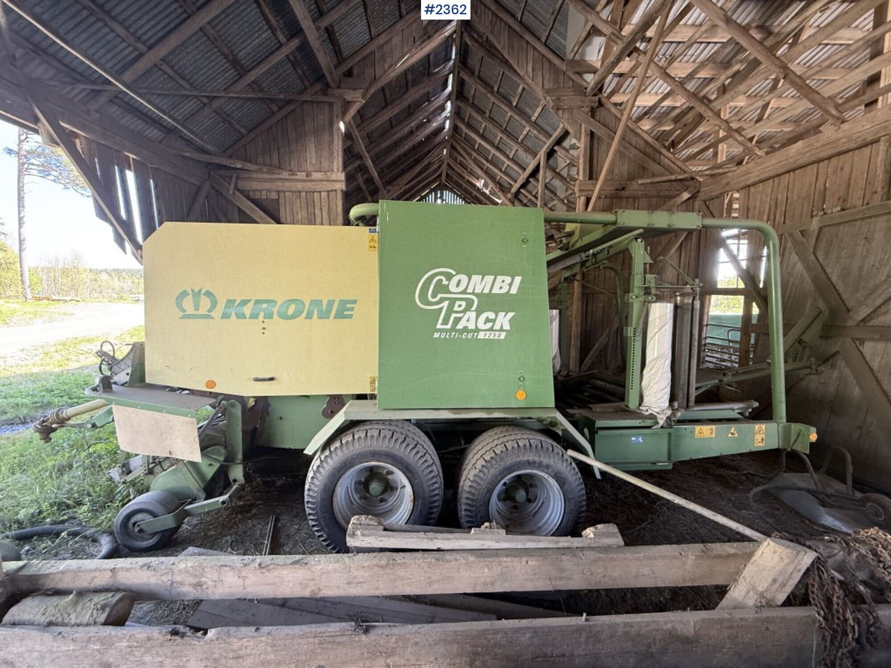 Krone Combi pack Multi-Cut 1250 round baler - معدات القش: صور 2 Krone Combi pack Multi-Cut 1250 round baler - معدات القش: صور 2