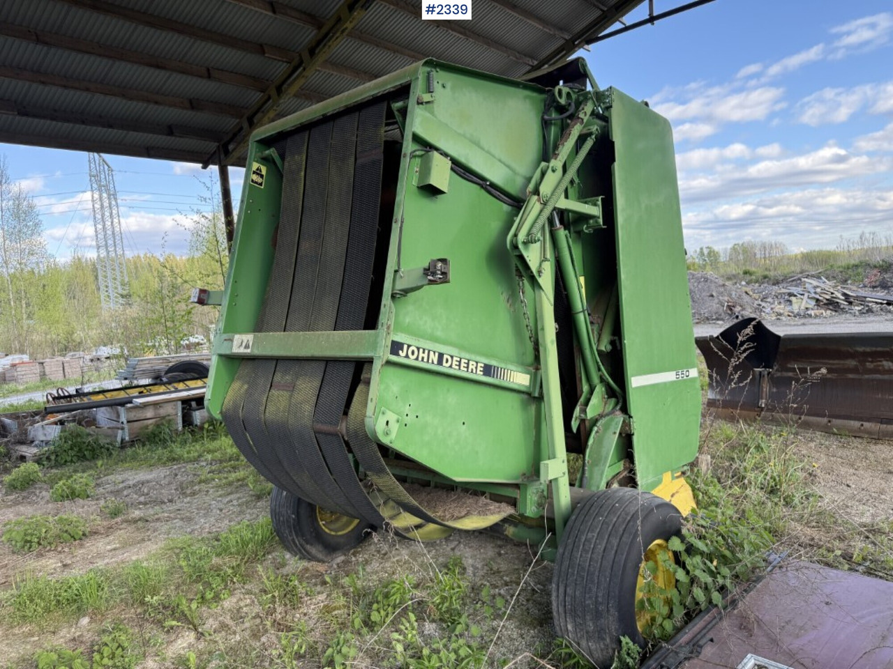 Round baler, John Deere 550 - معدات القش: صور 5 Round baler, John Deere 550 - معدات القش: صور 5