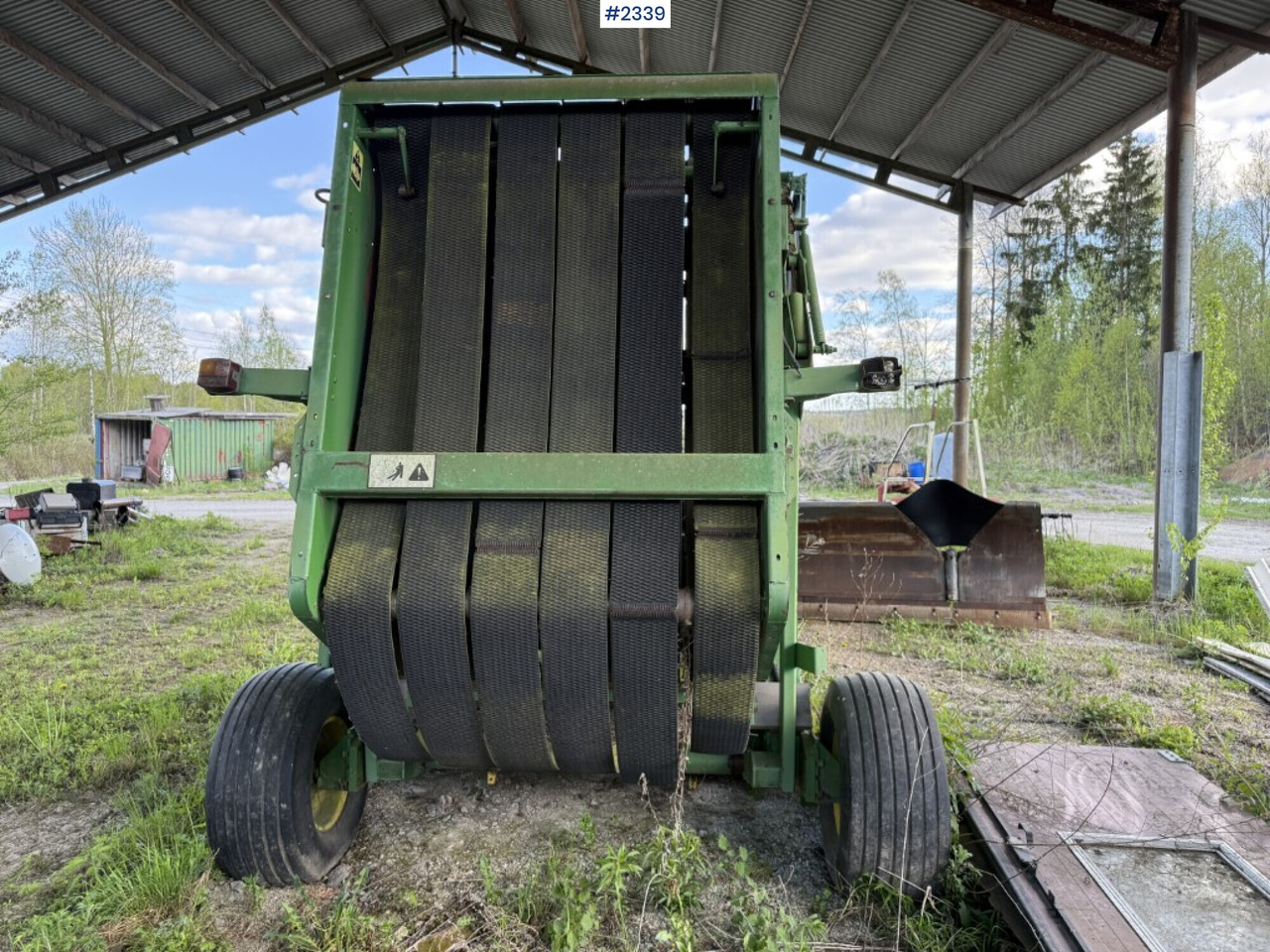 Round baler, John Deere 550 - معدات القش: صور 4 Round baler, John Deere 550 - معدات القش: صور 4