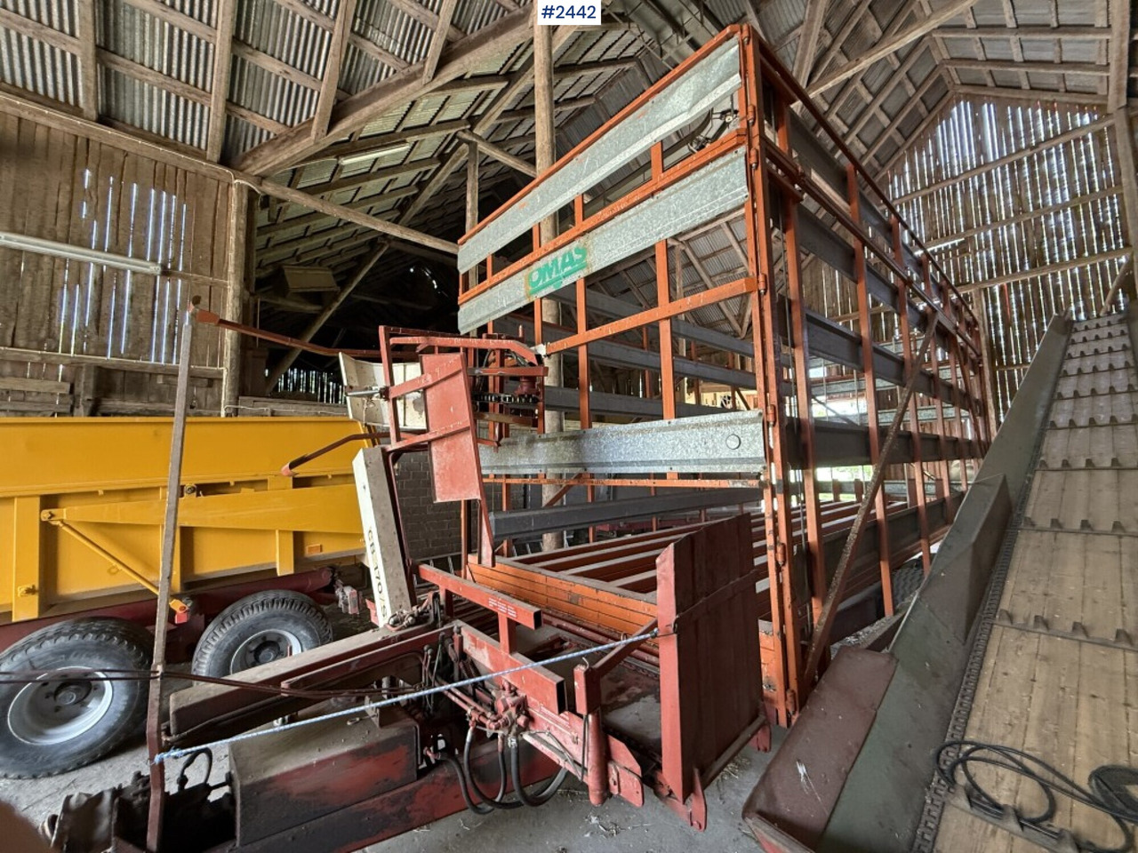 Self-loading trailer small bale Omas CB170 S - معدات القش: صور 2 Self-loading trailer small bale Omas CB170 S - معدات القش: صور 2