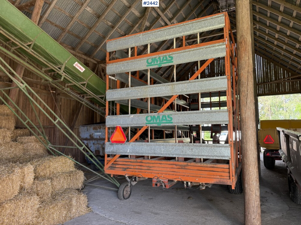 Self-loading trailer small bale Omas CB170 S - معدات القش: صور 5 Self-loading trailer small bale Omas CB170 S - معدات القش: صور 5