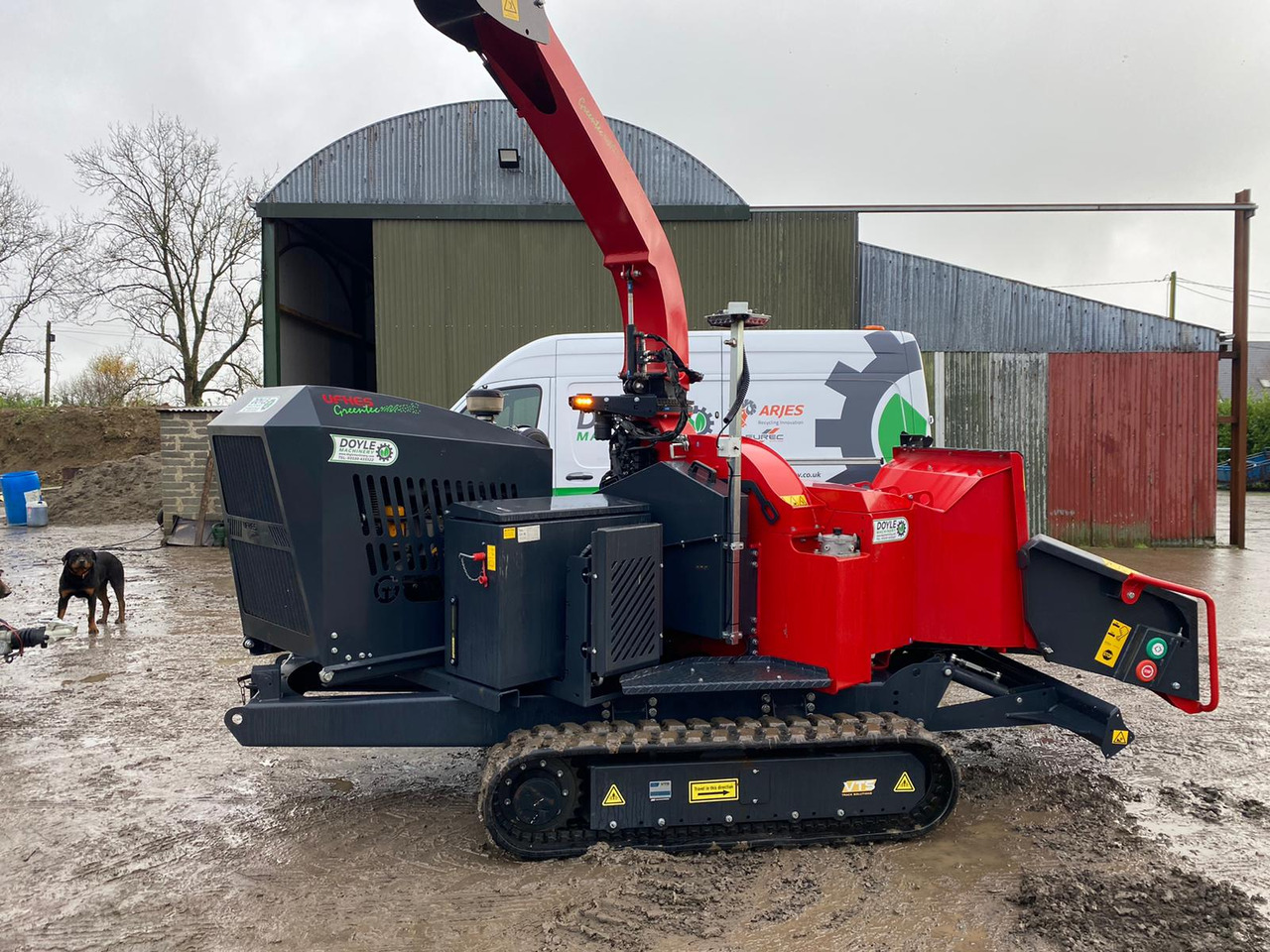 UFKES Greentec Cheetah 30 Tracked - ماكينة تقطيع الأغصان: صور 4 UFKES Greentec Cheetah 30 Tracked - ماكينة تقطيع الأغصان: صور 4