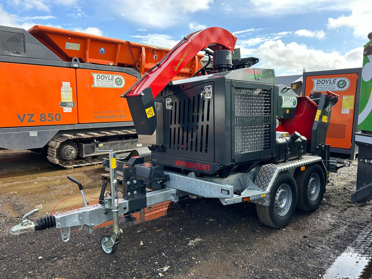 UFKES Greentec Jaguar 40-80 3.5T - معدات الغابات, مقطورة: صور 1 UFKES Greentec Jaguar 40-80 3.5T - معدات الغابات, مقطورة: صور 1