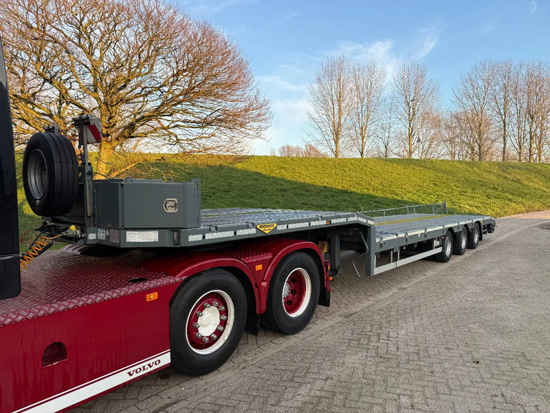 Broshuis Dieplader uitschuifbaar TOP - عربة مسطحة منخفضة نصف مقطورة: صور 1 Broshuis Dieplader uitschuifbaar TOP - عربة مسطحة منخفضة نصف مقطورة: صور 1