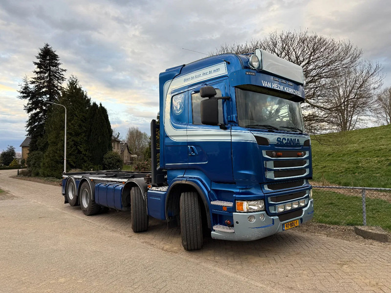 شاحنات الحاويات / جسم علوي قابل للتغيير شاحنة Scania R490 Manual EUR Retarder 8x2 TOP NL TRUCK 20 FT Containers: صور 6