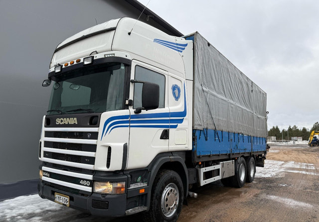 Scania 144G 6x2 *Juuri Katsastettu* - شاحنة كرين: صور 2 Scania 144G 6x2 *Juuri Katsastettu* - شاحنة كرين: صور 2