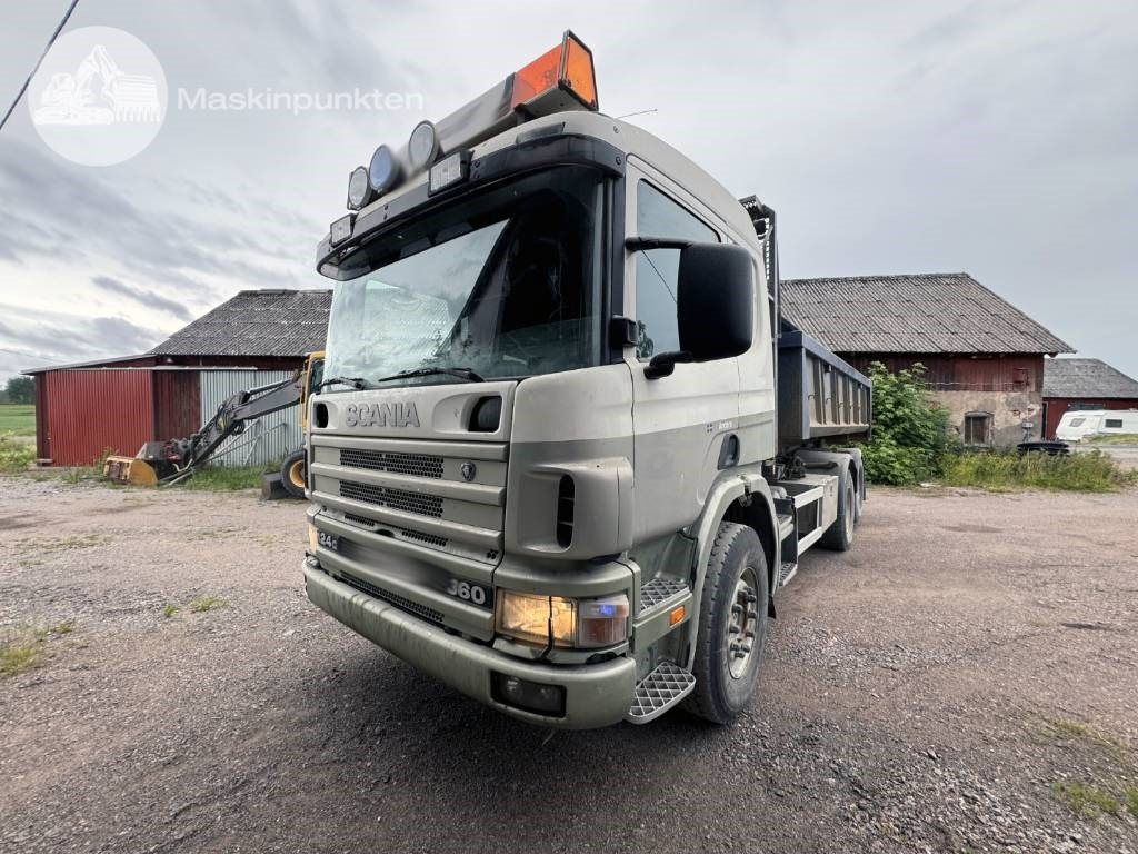Scania P 124-360 - شاحنة ذات الخطاف: صور 1 Scania P 124-360 - شاحنة ذات الخطاف: صور 1