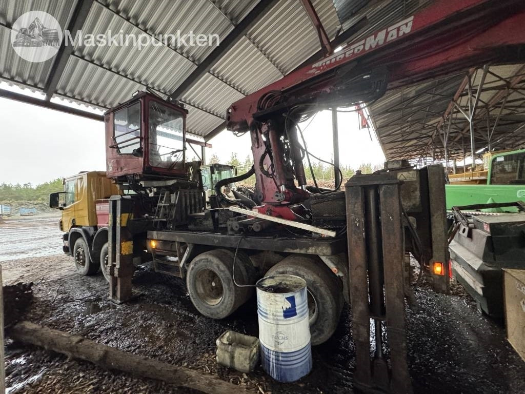 Scania P 124 G med Timberman - شاحنة قطع الأشجار: صور 2 Scania P 124 G med Timberman - شاحنة قطع الأشجار: صور 2