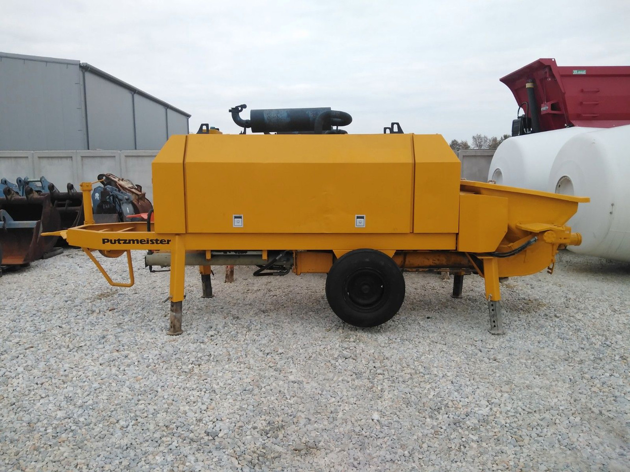 PUTZMEISTER BSA 1407 D - مضخة خرسانة ثابتة: صور 1 PUTZMEISTER BSA 1407 D - مضخة خرسانة ثابتة: صور 1