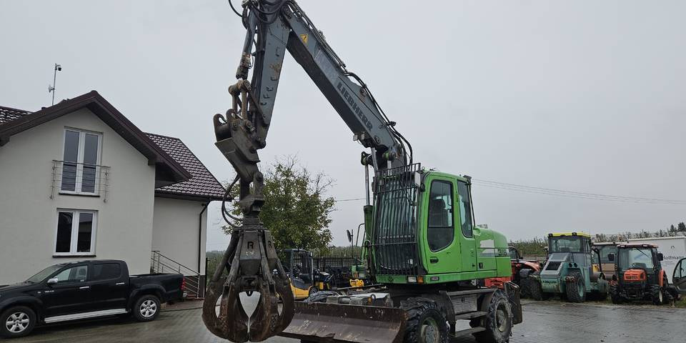 Koparka kołowa Liebherr A 316 Litronic chwytak podpory pług - حفارة على عجلات: صور 2 Koparka kołowa Liebherr A 316 Litronic chwytak podpory pług - حفارة على عجلات: صور 2