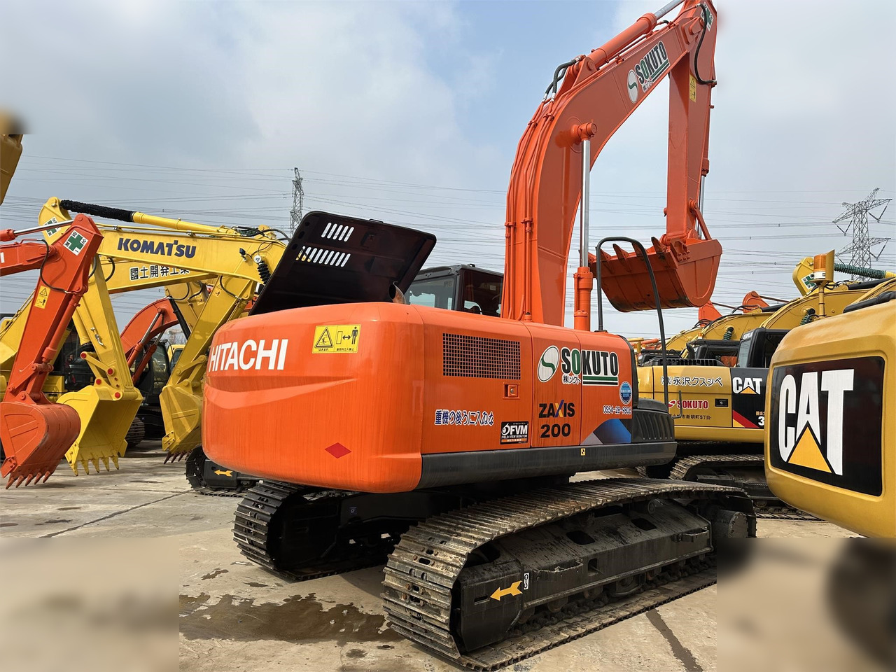 HITACHI ZX200-3G - حفارات زحافة: صور 1 HITACHI ZX200-3G - حفارات زحافة: صور 1