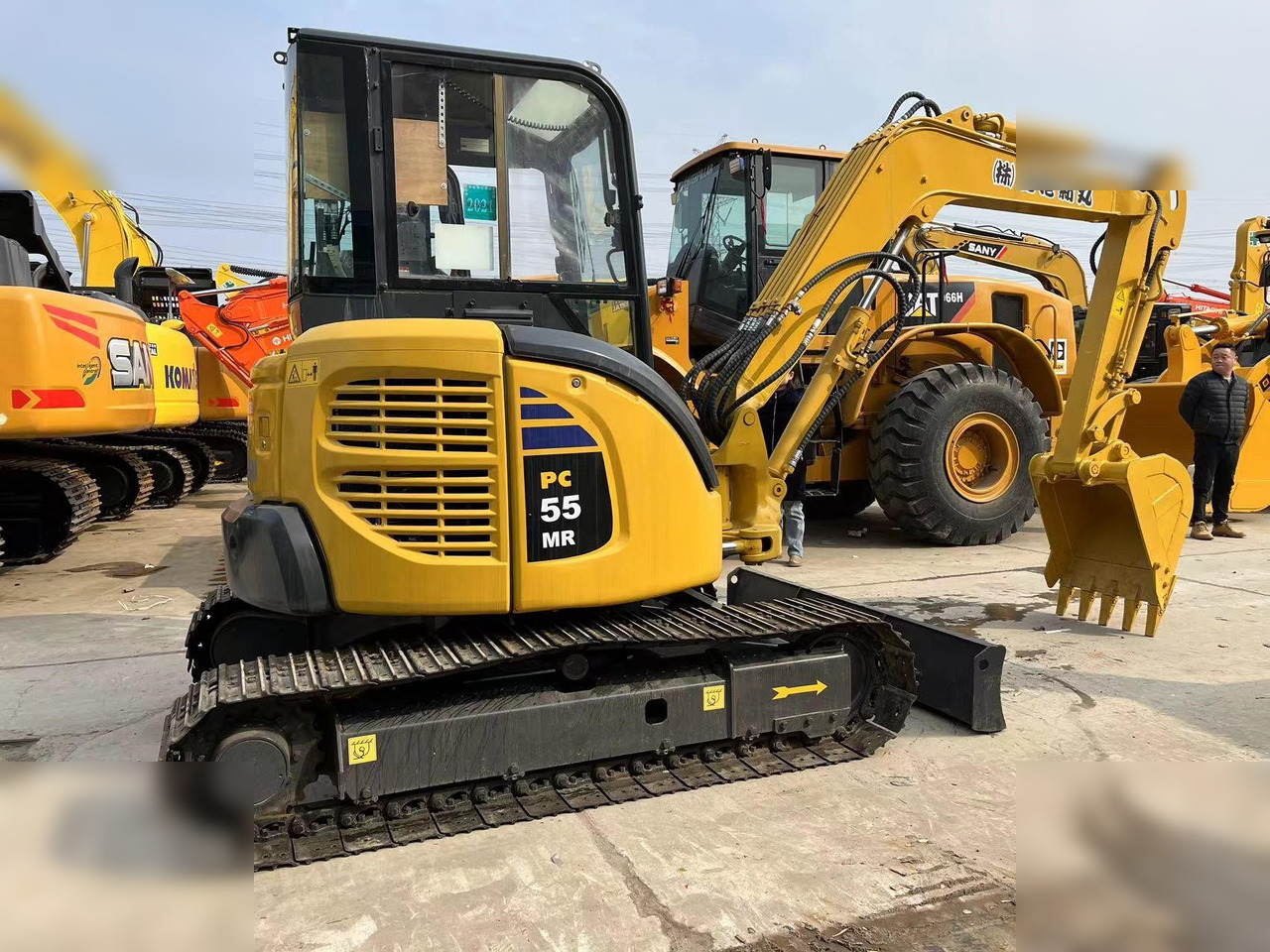 KOMATSU PC55MR-2 - حفارة مصغرة: صور 1 KOMATSU PC55MR-2 - حفارة مصغرة: صور 1