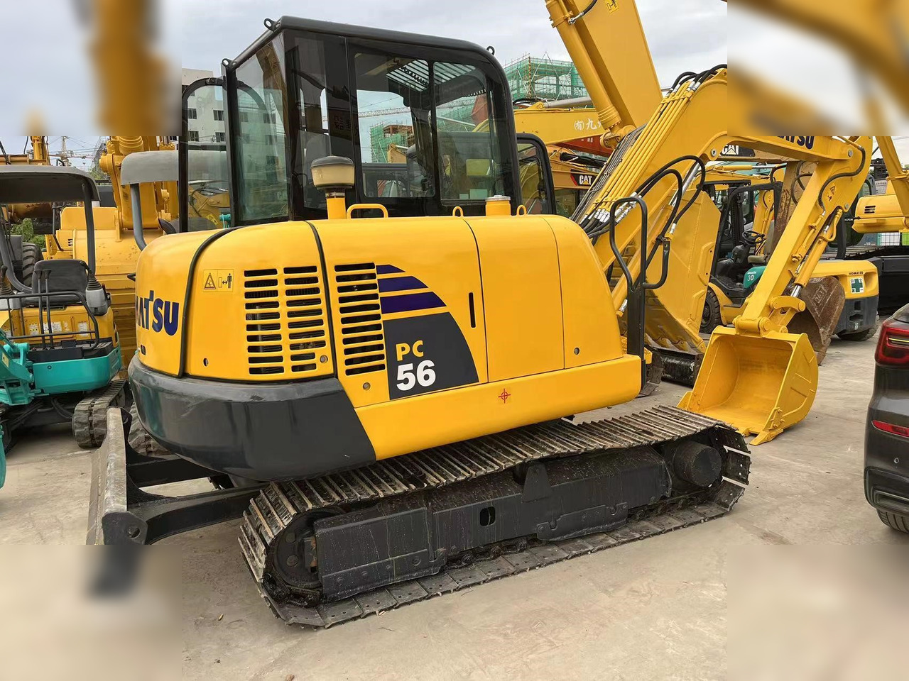 KOMATSU PC56-7 - حفارة مصغرة: صور 1 KOMATSU PC56-7 - حفارة مصغرة: صور 1
